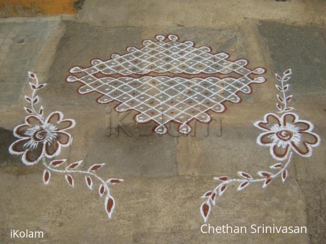 Rangoli: Chikku Kolam