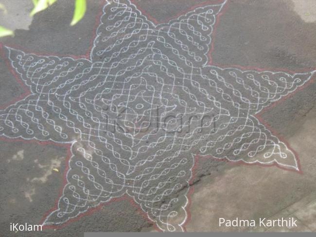 Rangoli: Ganesh Chathurthi Kolam