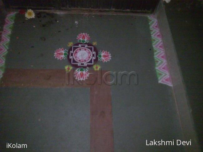 Rangoli: Stencil rangoli