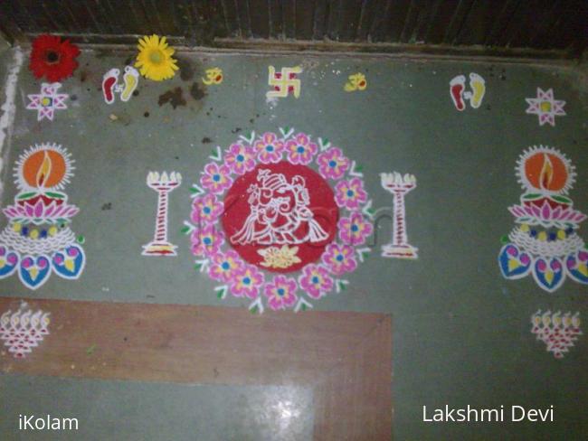 Rangoli: Stencil rangoli