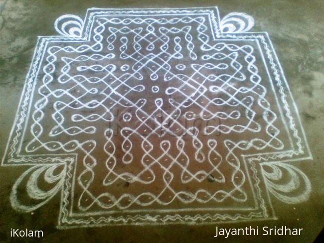 Rangoli: Copy cat kolam - Subashini Rangoli: Copy cat kolam - Subashini