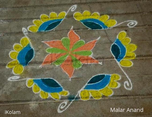 Rangoli: Simple rangoli Rangoli: Simple rangoli