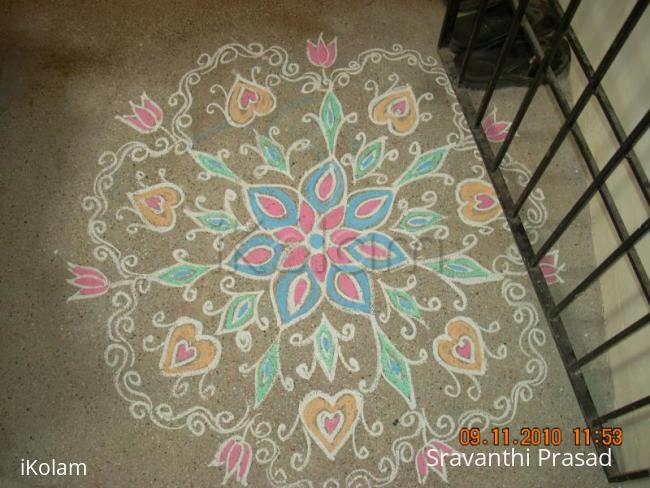 Rangoli: Rangoli on Vinayaka Chavithi Rangoli: Rangoli on Vinayaka Chavithi