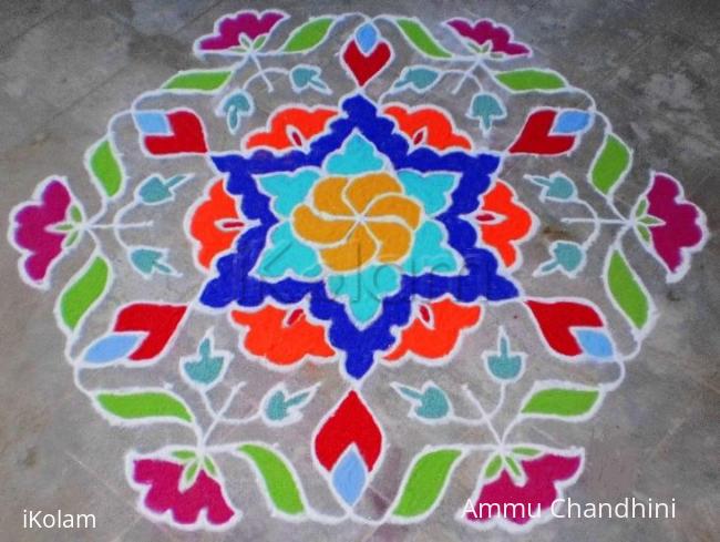 Rangoli:  RANGOLI ON UGADI 