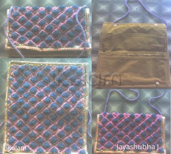 Rangoli: Woollen Purse Rangoli: Woollen Purse