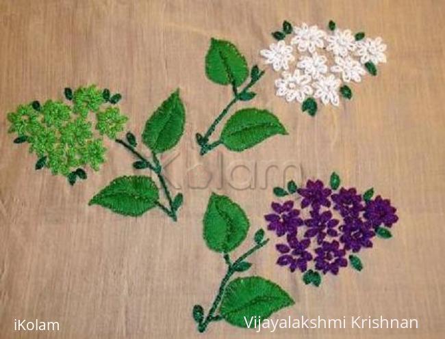 Rangoli: embroidary--Flowerbunch Rangoli: embroidary--Flowerbunch