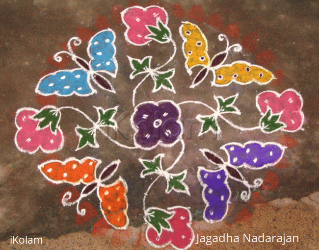 Rangoli: Butterflies