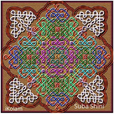 Rangoli: sikku kolam14