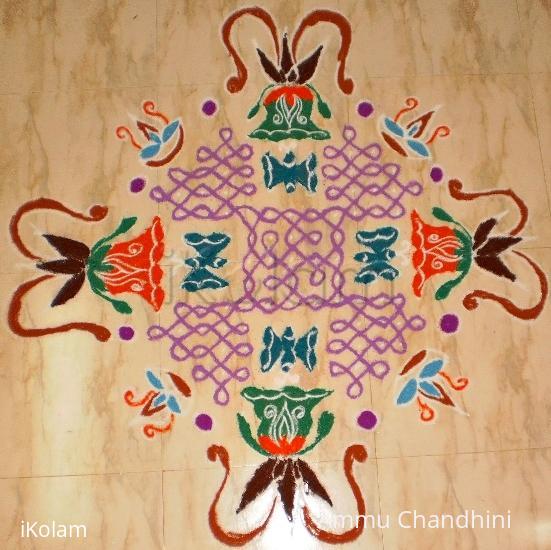 Rangoli: Dotted kolam Rangoli: Dotted kolam