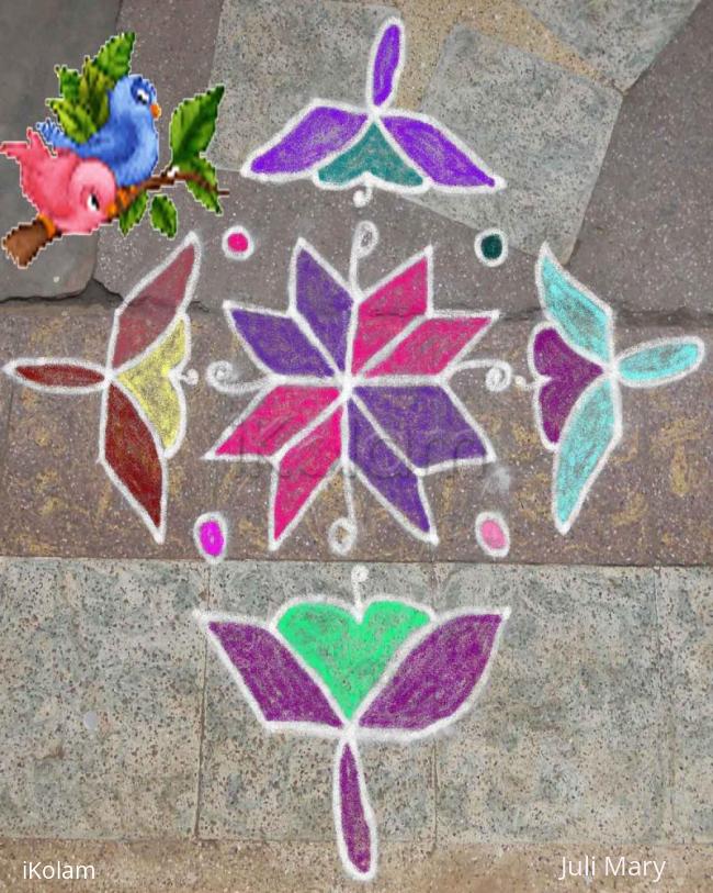 Rangoli: dotted kolam 27 Rangoli: dotted kolam 27
