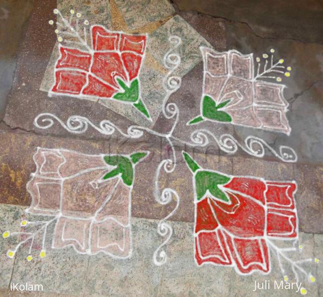 Rangoli: dotted kolam 24 Rangoli: dotted kolam 24