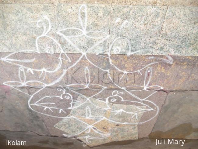 Rangoli: friday kolam