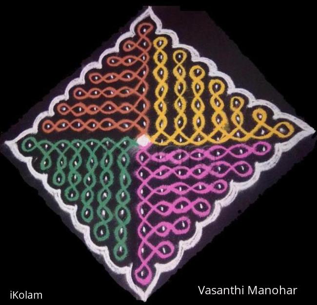 Rangoli: Kitchen Top Kolam