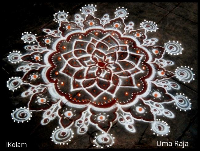 Rangoli: inspiration kolam(design 1) Rangoli: inspiration kolam(design 1)