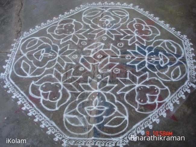Rangoli: Line kolam 2