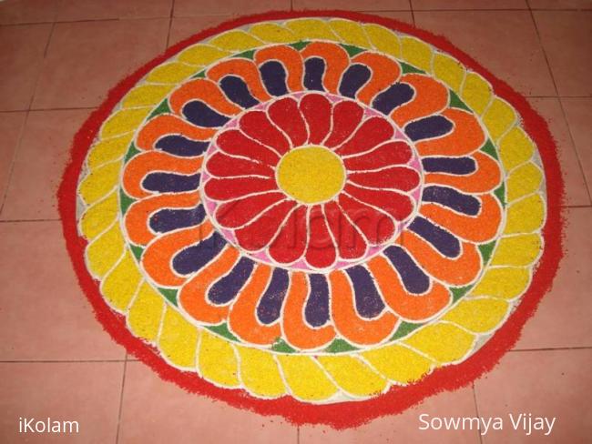 Rangoli: Rice kolam 