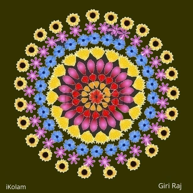 Rangoli: Athapookolam