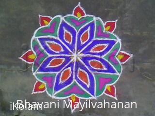 Rangoli: simple margazhi Rangoli: simple margazhi