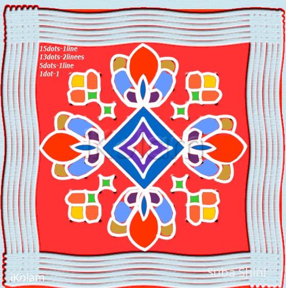 Rangoli: dotted kolam Rangoli: dotted kolam