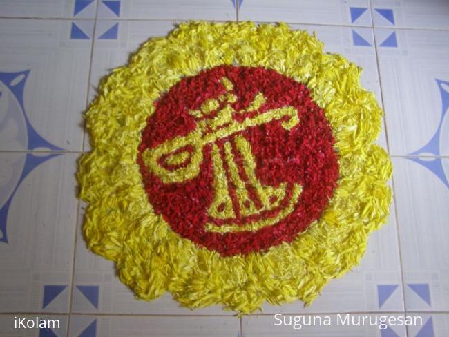 Rangoli: onam pookalam Rangoli: onam pookalam