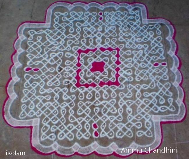 Rangoli: Dotted kolam Rangoli: Dotted kolam