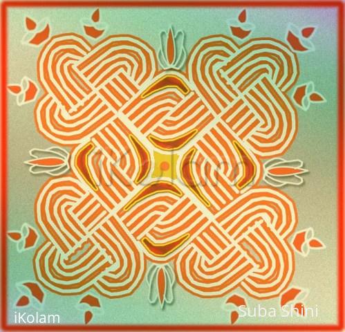 Rangoli: copy cat kolam