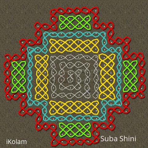 Rangoli: sikku padikolam27 Rangoli: sikku padikolam27