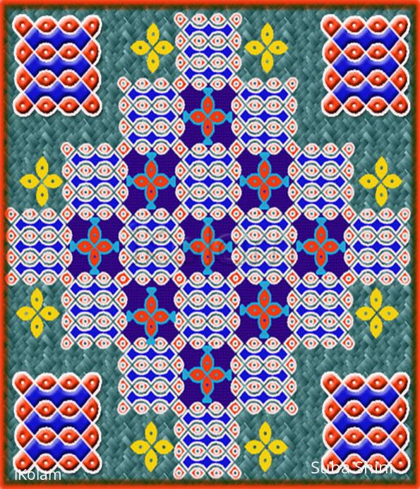 Rangoli: sikku kolam12 Rangoli: sikku kolam12