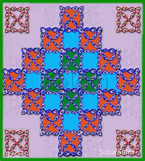 Rangoli: sikku kolam13