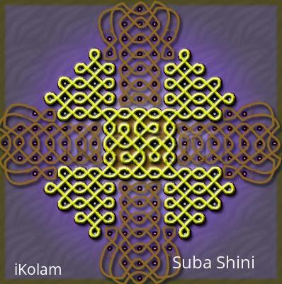 Rangoli: sikku kolam22 Rangoli: sikku kolam22