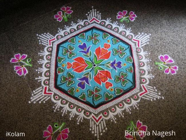 Rangoli: St.Patrick's day Kolam