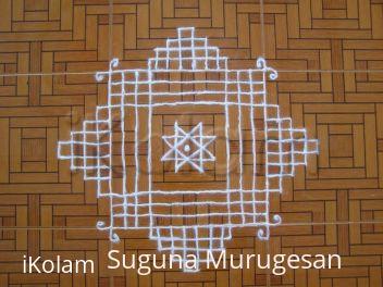 Rangoli: tiles kolam