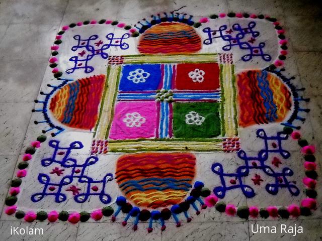Rangoli: kumil kolam Rangoli: kumil kolam