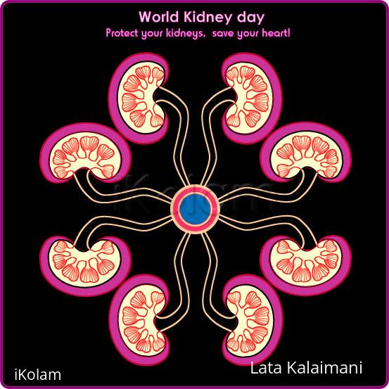 Rangoli: World Kidney day - March 10 2011