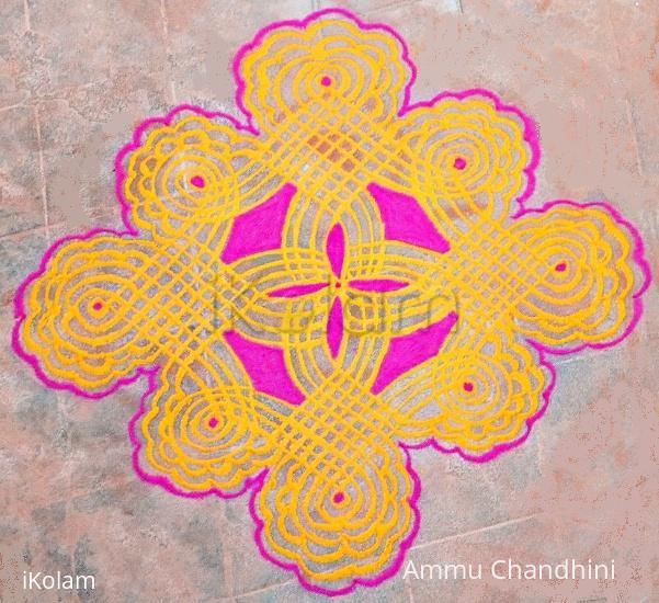 Rangoli: LINE KOLAM