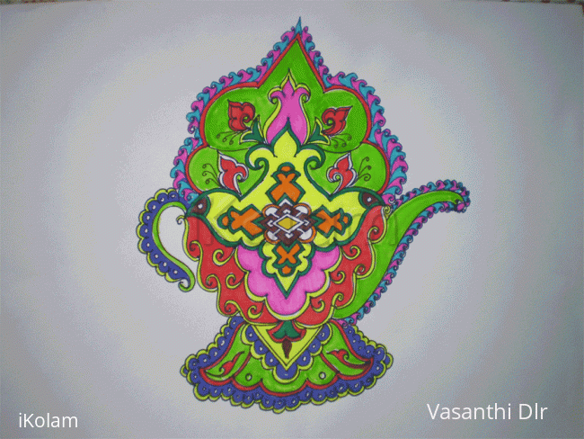 Rangoli: Teapot