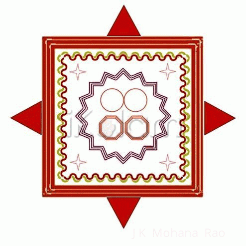 Rangoli: paDi kOlam a la bElUru Rangoli: paDi kOlam a la bElUru