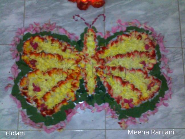 Rangoli: My mom's pookalam