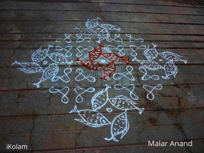 Rangoli: Navarathri rangoli 4