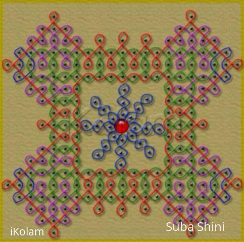 Rangoli: sikku kolam29