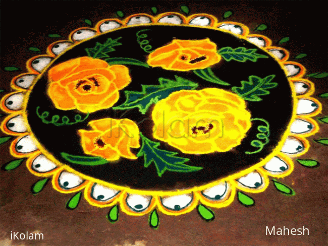 Rangoli: Night effect!