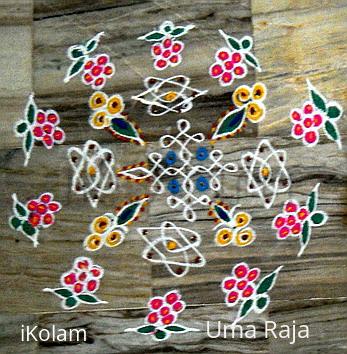 Rangoli: navaratri 8