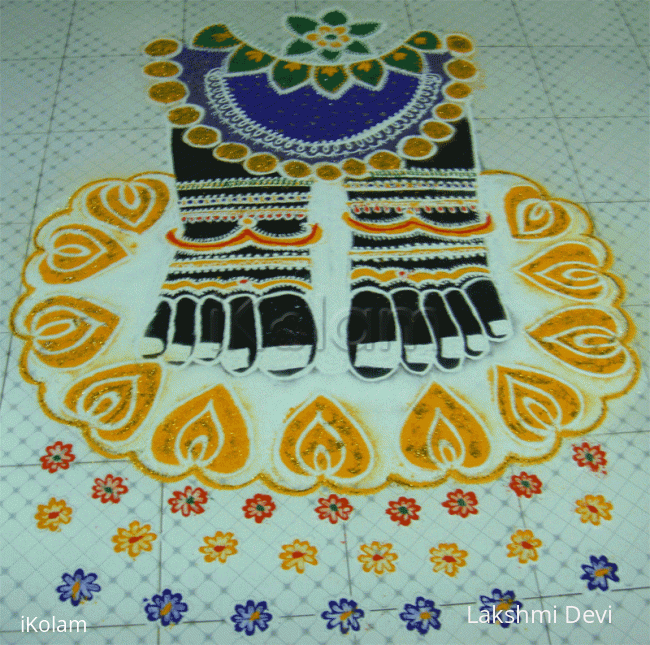 Rangoli: Brahma kadiginaa paadamu-(sri annamaachaarya jayanthi on 9/5/2009) Rangoli: Brahma kadiginaa paadamu-(sri annamaachaarya jayanthi on 9/5/2009)