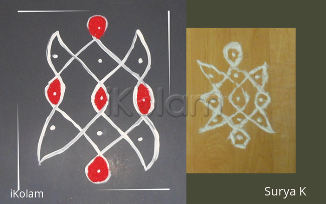 Rangoli: Chikku kolam