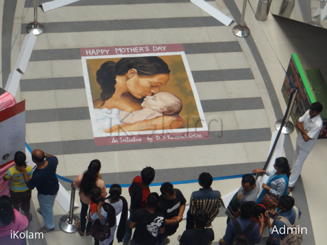 Rangoli: Mother's day rangoli