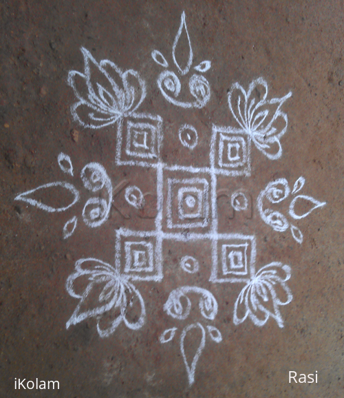 Rangoli: my first kolam Rangoli: my first kolam