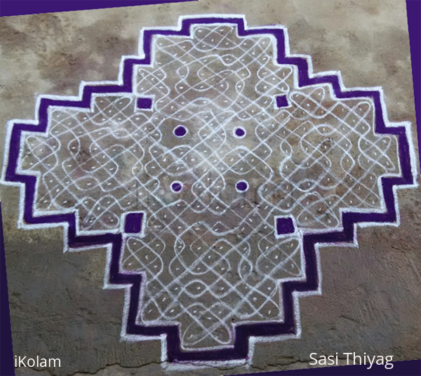 Rangoli: Chikku Padi kolam