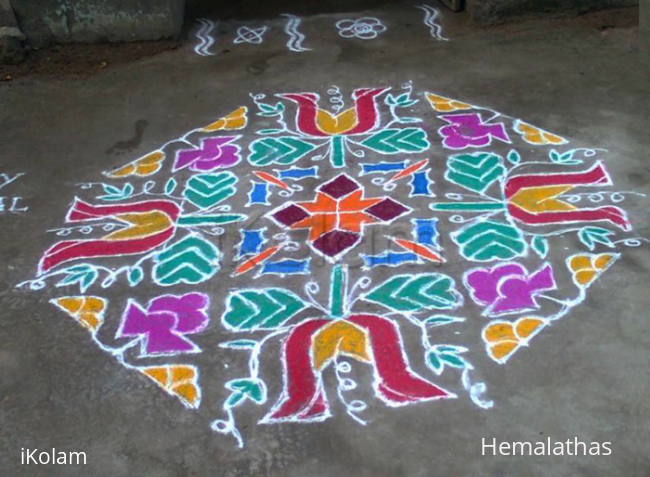 Rangoli: colour kolam
