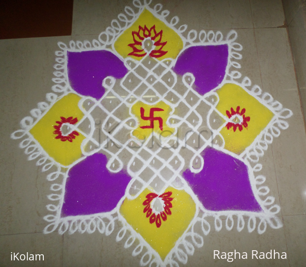 Rangoli: COLOR CHIKKU KOLAM Rangoli: COLOR CHIKKU KOLAM