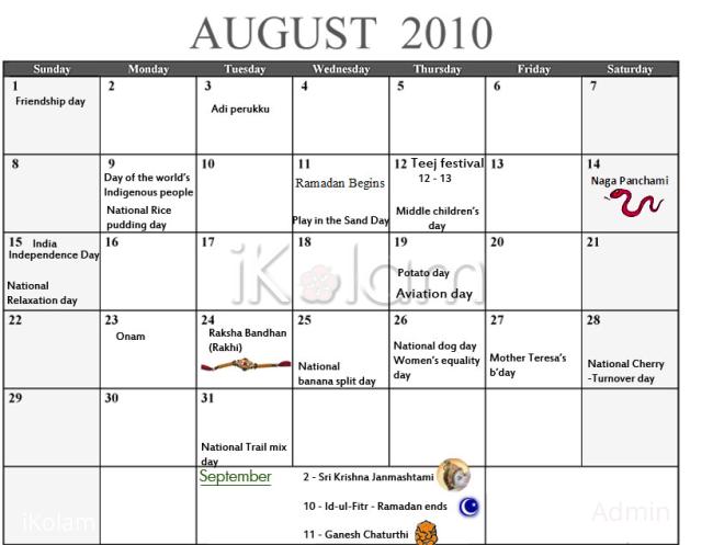 August 2010 Calender - calender_august.jpg